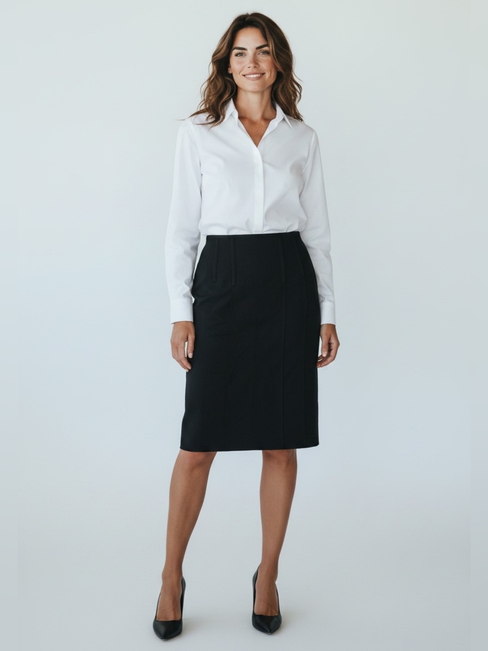 Nanette Lepore Classic Black A-Line Women's Skirt Size 8
